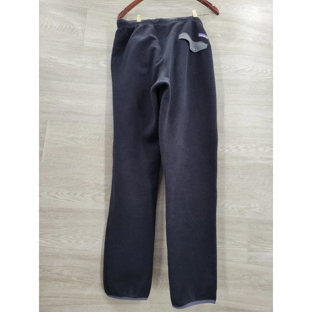 Patagonia Synchilla Fleece Jogger Pants Men's Medium Reg Black Outdoor Casual